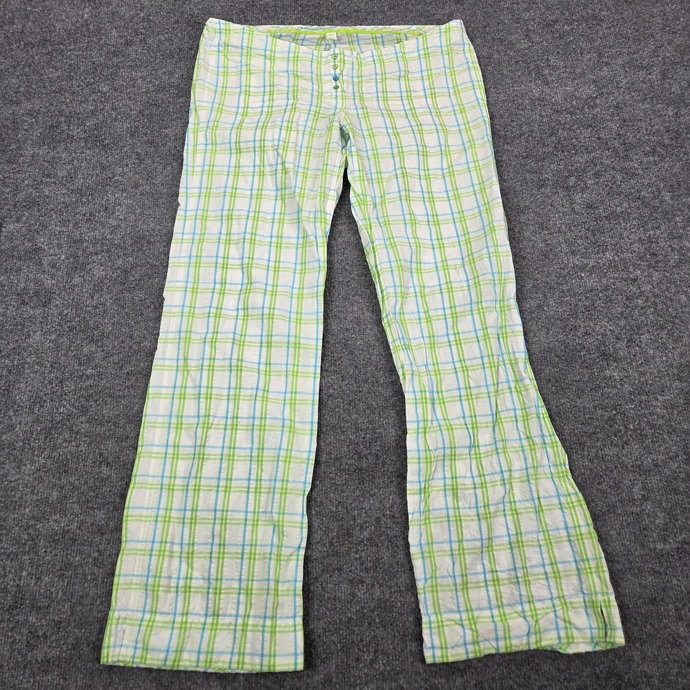 Abercrombie & Fitch Vintage Y2K Plaid Low Lounge Pajama Pants Med Sleepwear